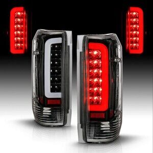 AmeriLite Truck 3D C-Type Halogen, Led, Tube Replacement Tail Light Set
